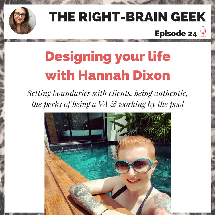 cover art for #24 - Designing your life with Hannah Dixon