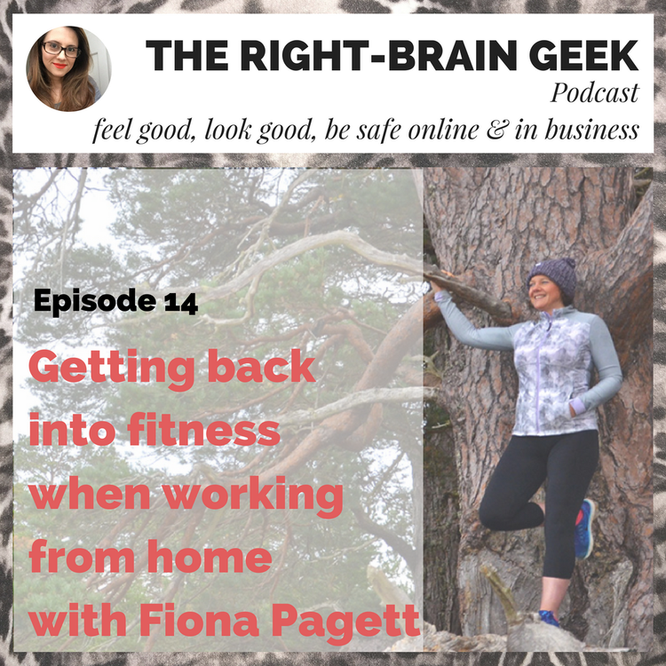 cover art for #14 - Getting back into fitness when working from home with Fiona Pagett