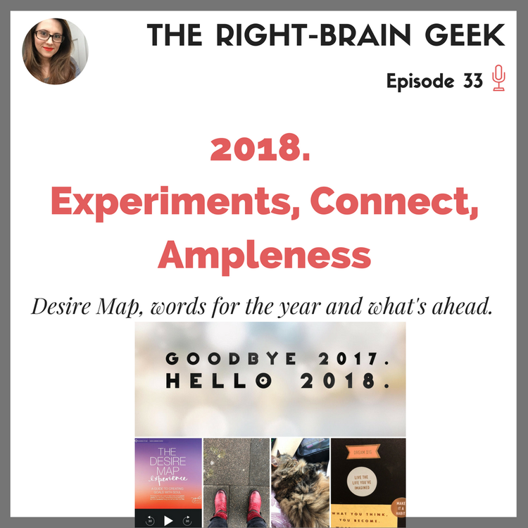 cover art for #33 - 2018. Experiments, Connect, Ampleness