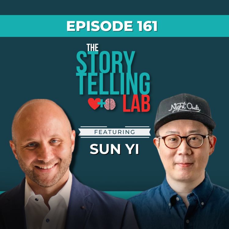 cover art for Using Storytelling to Teach, Learn, and Change with Way People Think with Sun Yi