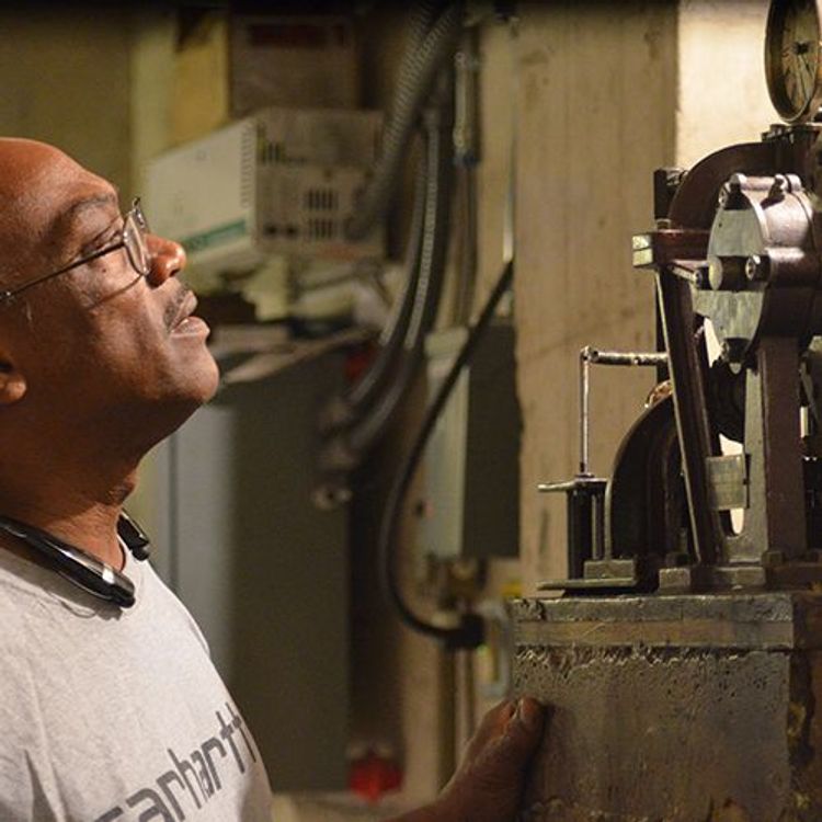 cover art for 40: From the archive: On Berkeley time? He keeps Campanile's clocks ticking