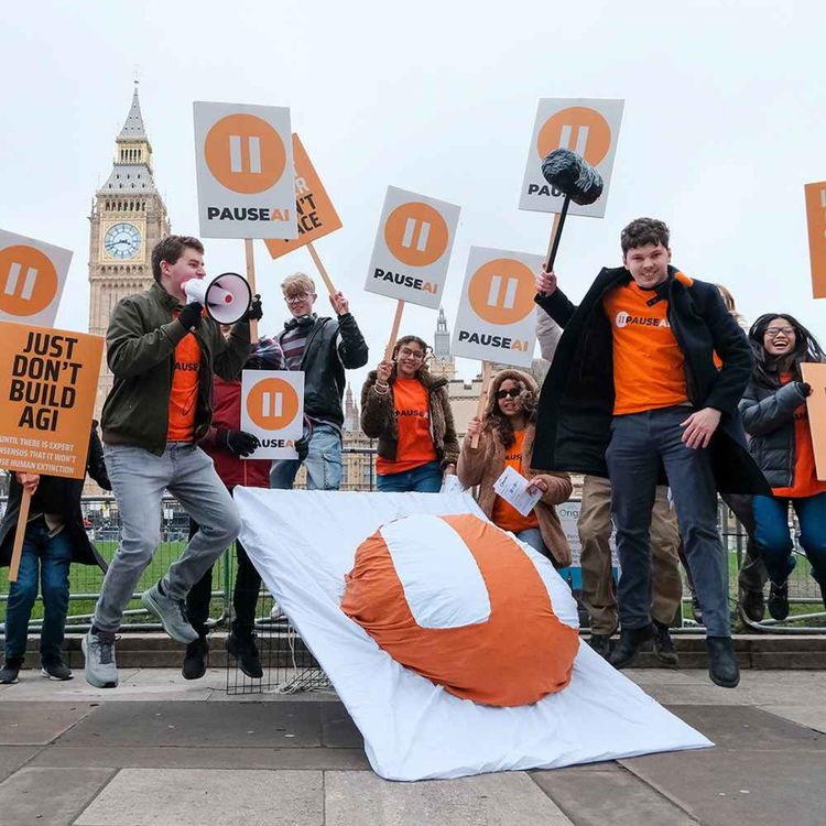 cover art for An evolutionary biologist makes the case for pausing AI