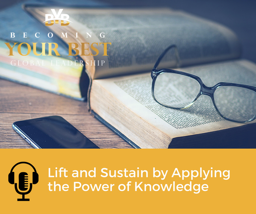 cover art for Lift and Sustain by Applying the Power of Knowledge