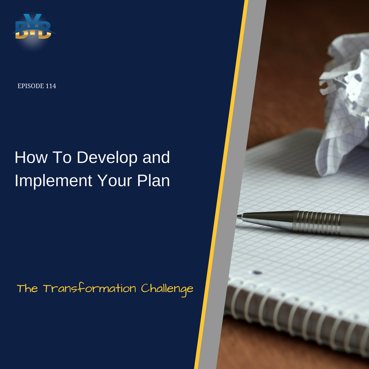cover art for How To Develop and Implement Your Plan - The Transformation Challenge