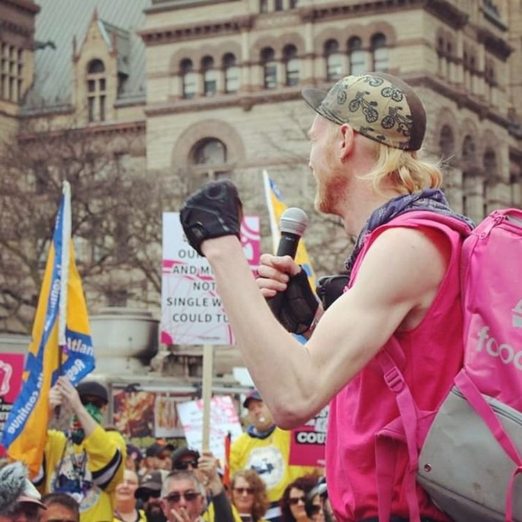 cover art for e.316 - #Justice4Couriers: Foodora Couriers Are Taking On Toronto's Gig Economy with Foodsters United