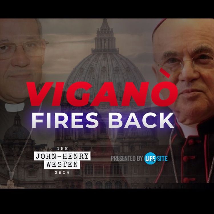 cover art for Abp. Viganò reprimands Vatican for closing seminary over Communion on the tongue