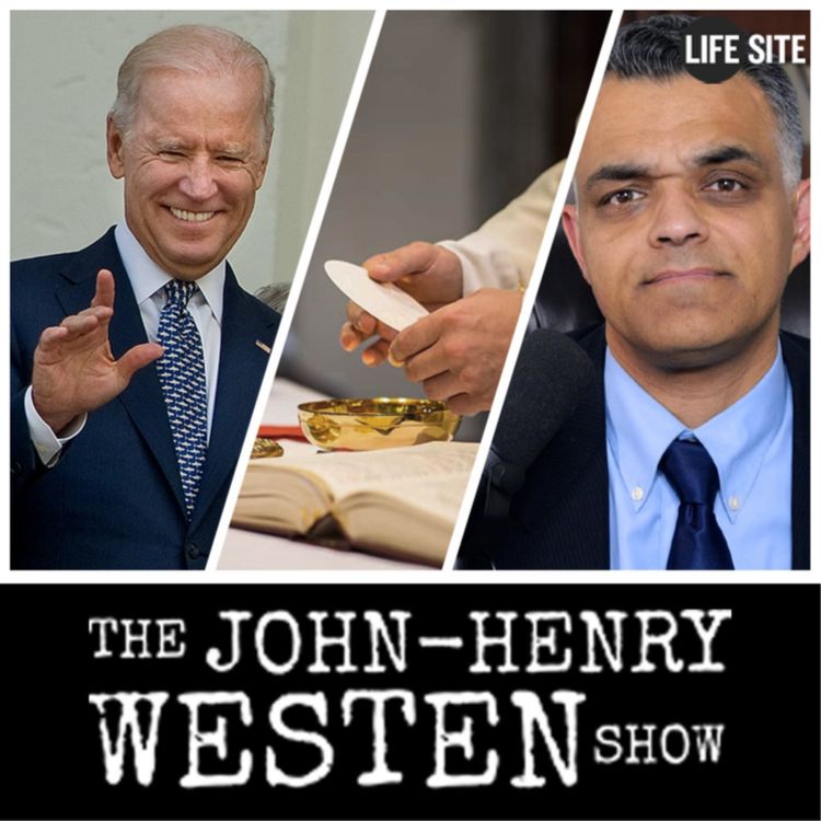 cover art for Why are Catholics concerned with Biden receiving Communion? Hint: It has to do with John 6