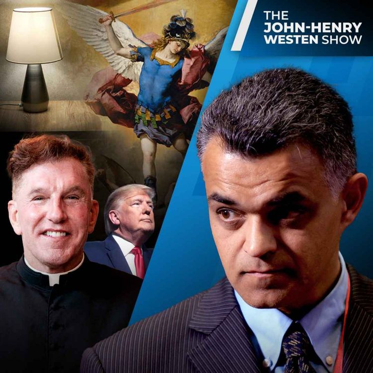 cover art for MIRACLE! St. Michael statue on President Trump's bedside table: Fr. Altman tells the story