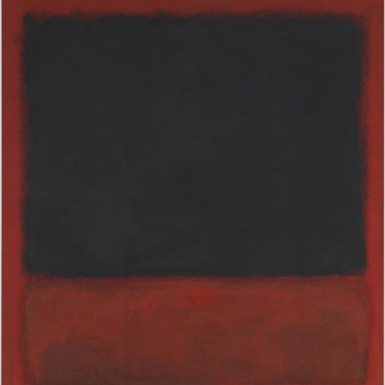 cover art for Mark Rothko, Sans titre (Noir, Rouge sur Noir sur Rouge), 1964