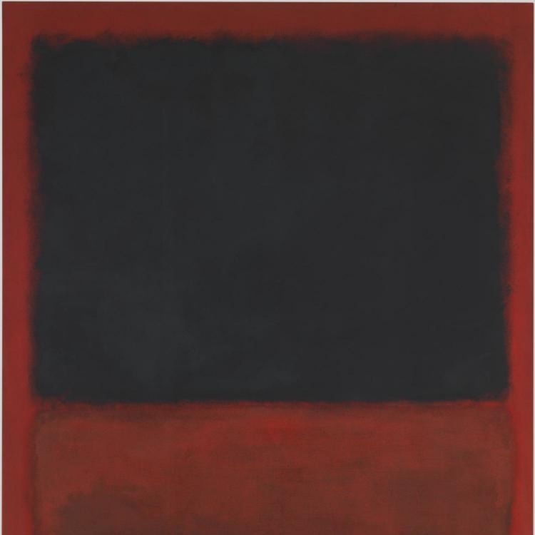 cover art for Mark Rothko, Sans titre (Noir, Rouge sur Noir sur Rouge), 1964