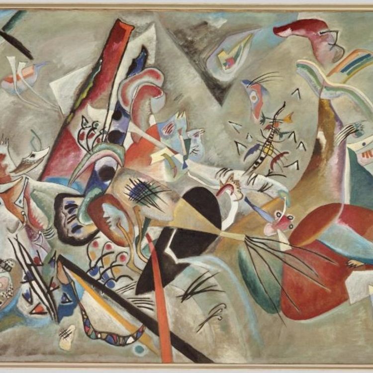 cover art for Wassilly Kandinsky, Im Grau (Dans le gris), 1919