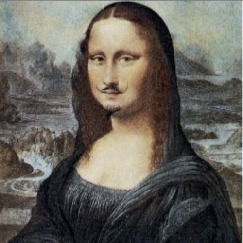 油彩：（仮題）『パリ』（Duchamp 作） 1553619624026-