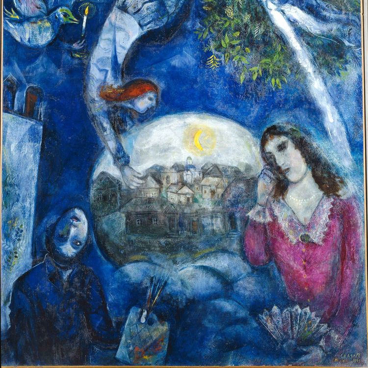 cover art for Autour d'elle, 1945 - Marc Chagall