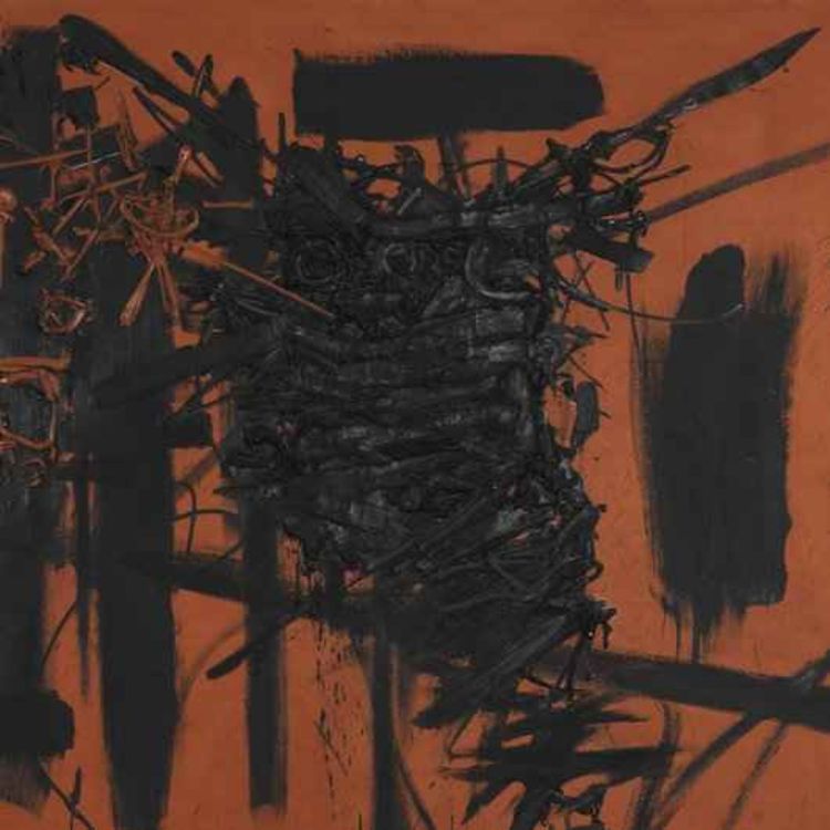 cover art for Georges Mathieu. Gesture, speed, movement