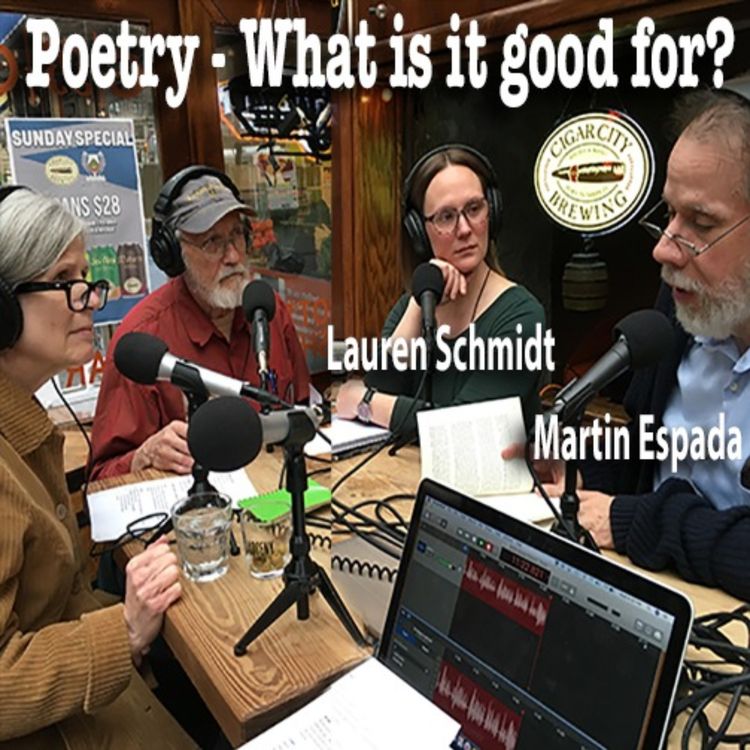 cover art for Poets Martin Espada & Lauren Schmidt