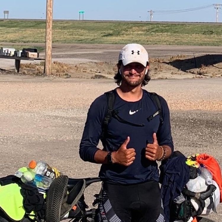 cover art for Jonathan Feil — cycling across the country