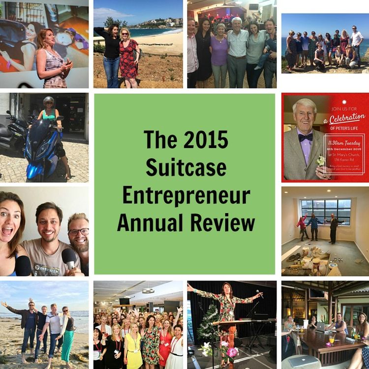 cover art for [225] The 2015 Suitcase Entrepreneur Annual Review