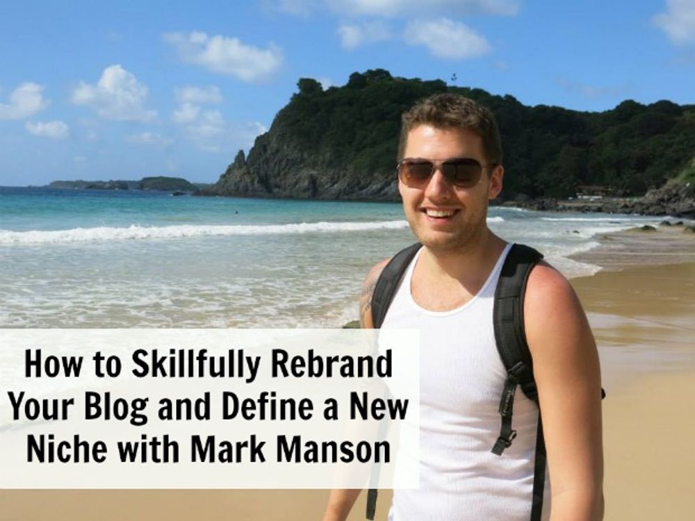 cover art for [TSE 65] How to Skillfully Rebrand Your Blog and Define a New Niche with Mark Manson