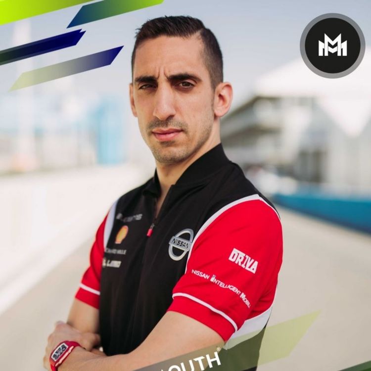 cover art for Ep 19 with Sebastien Buemi (Formula E driver)