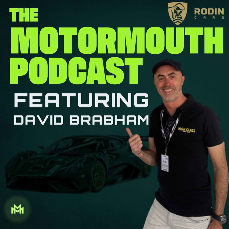 cover art for Ep 103 with David Brabham (F1, Le Mans and more)