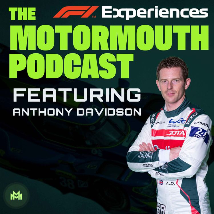 cover art for Ep 104 with Anthony Davidson (Former F1 driver turned commentator)