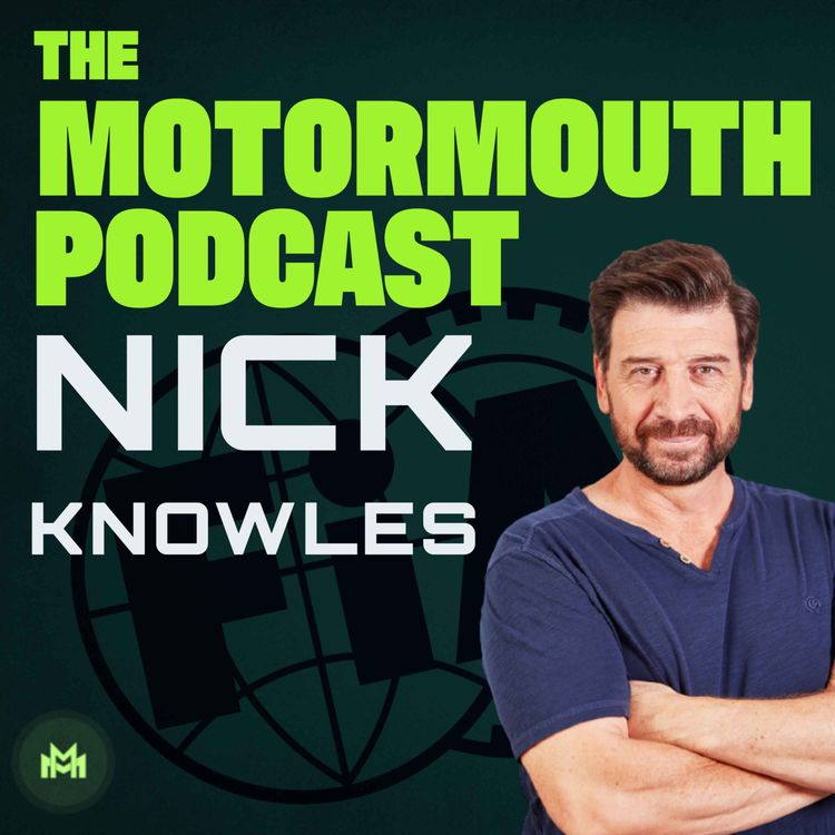 cover art for Ep 106 with Nick Knowles (is F1 becoming a pantomime?)