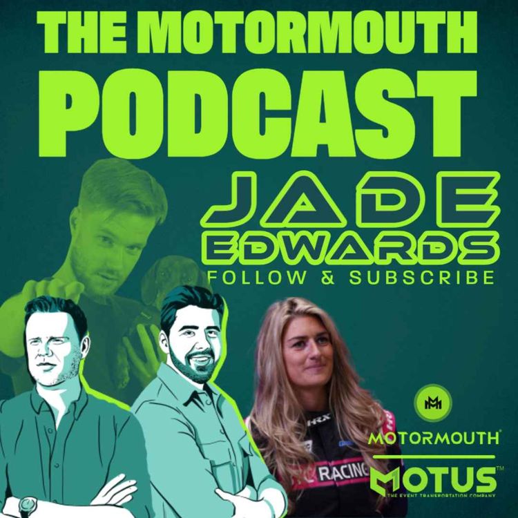 cover art for Ep 131 with Jade Edwards (BTCC star)