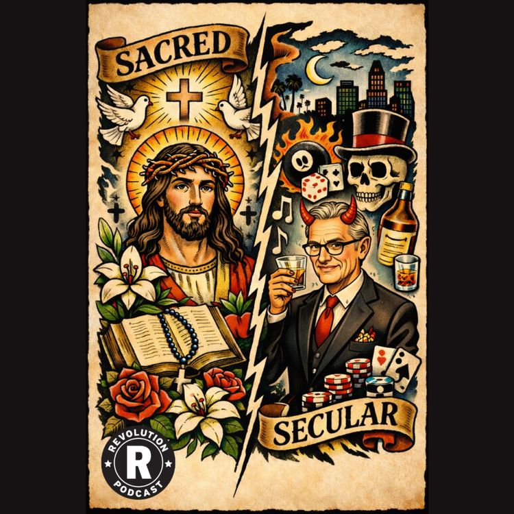 cover art for Sacred and Secular (and the halftime shows)