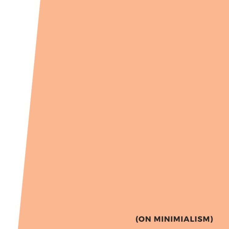 cover art for Minimalism and Picking your Values