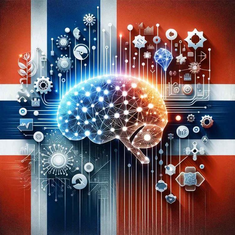 cover art for AI i Næringslivet: Navigering av Norges digitale fremtid