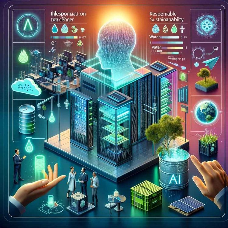 cover art for AI and Sustainability