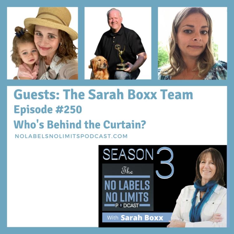 cover art for 250 - Who's Behind the Curtain with the Sarah Boxx Team