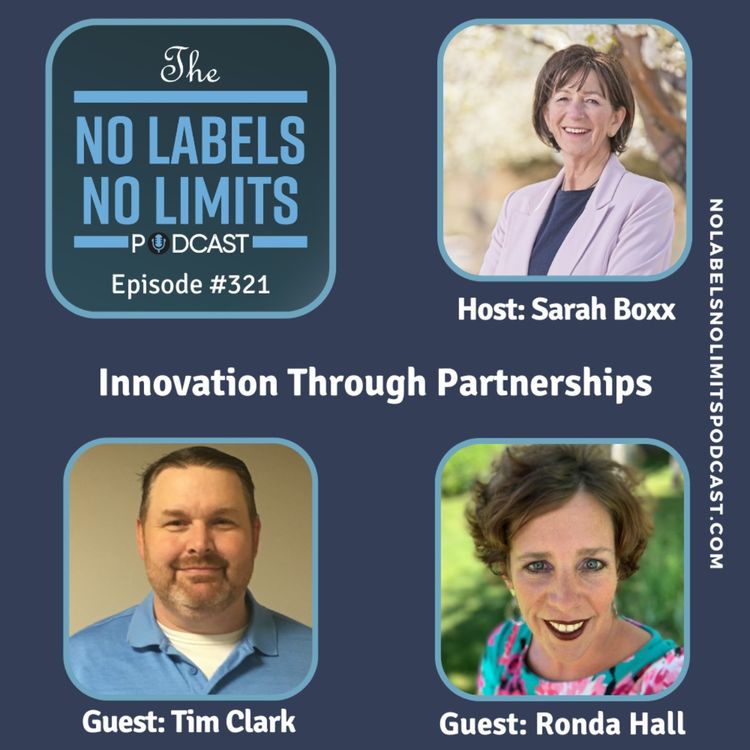 cover art for 321 - Innovation Through Partnerships with Tim Clark and Ronda Hall