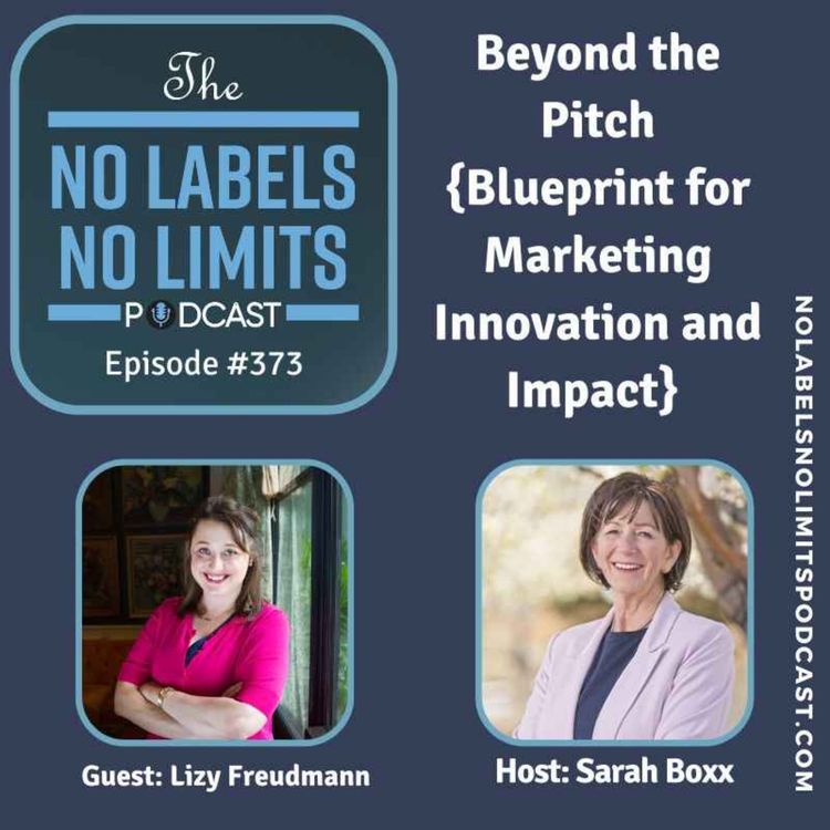 cover art for 373 - Beyond the Pitch {Blueprint for Marketing Innovation and Impact} with Lizy Freudmann