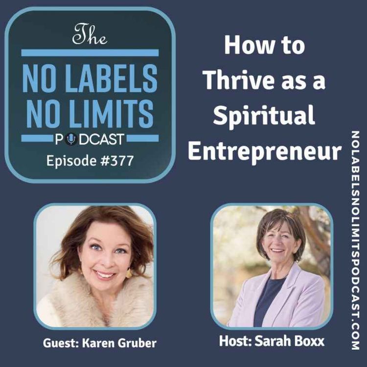 cover art for 377 - How to Thrive as a Spiritual Entrepreneur: Insights from Karen Gruber