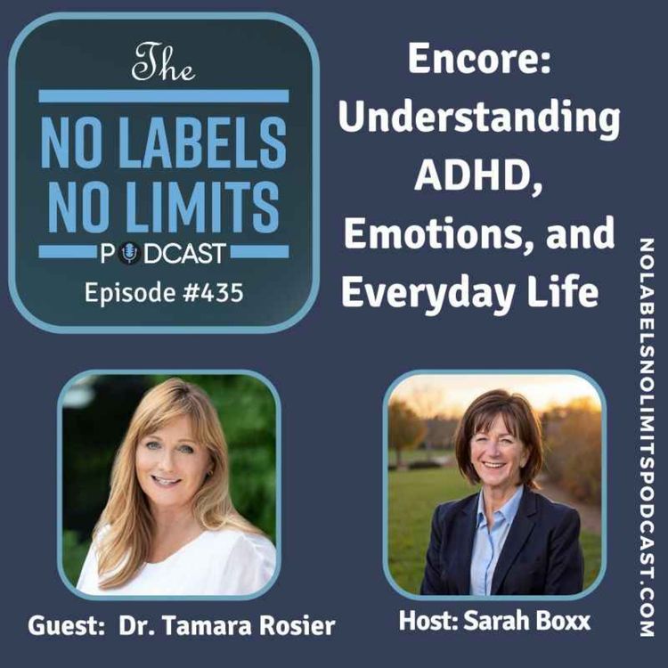 cover art for 435 - Encore Understanding ADHD, Emotions, and Everyday Life with Dr. Tamara Rosier