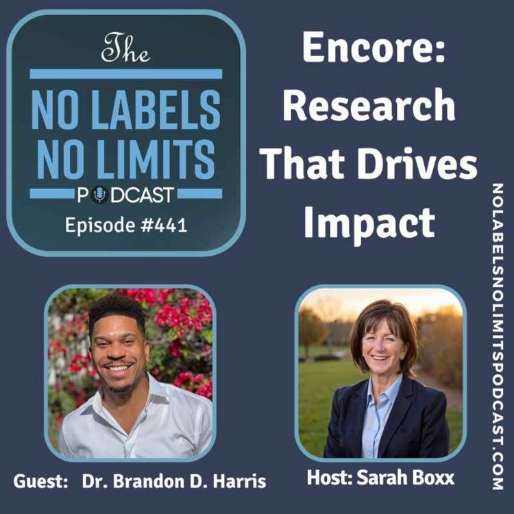 cover art for 441 - Encore: Research That Drives Impact with Dr. Brandon D. Harris