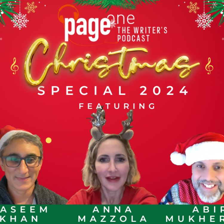 cover art for The Page One Christmas Special 2024 feat. Anna Mazzola, Abir Mukherjee & Vaseem Khan