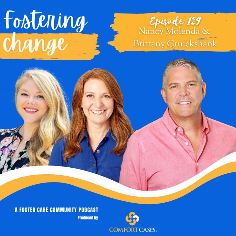 cover art for Fostering Change | Brittany Cruikshank and Nancy Molenda
