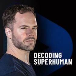 cover art for Decoding Superhuman