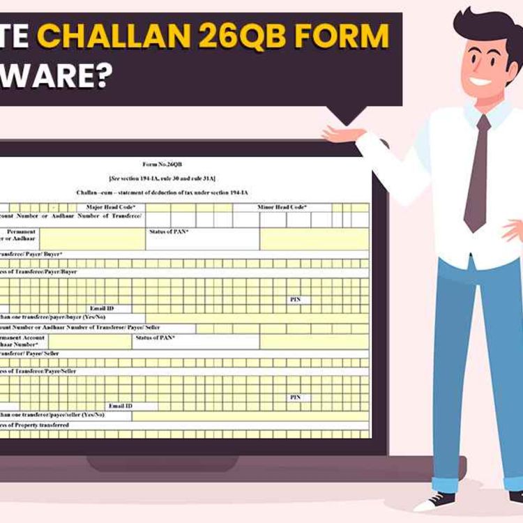 cover art for How to Generate Payment Challan 26QB Form By Gen e-TDS Software?