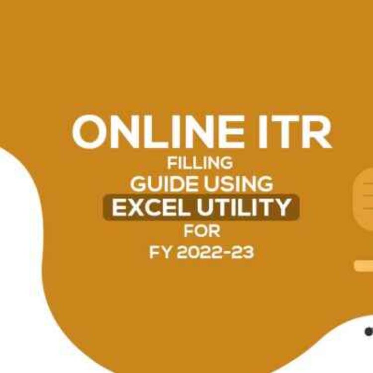 cover art for Simple Method to Online ITR Filing with Excel Utility for FY 2022-23