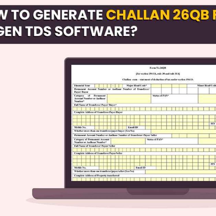 cover art for Easy Guide to Prepare 26AS Form By Gen TDS Software  
