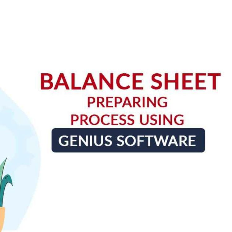 cover art for All Instructions to Prepare Balance Sheet Using Genius Software