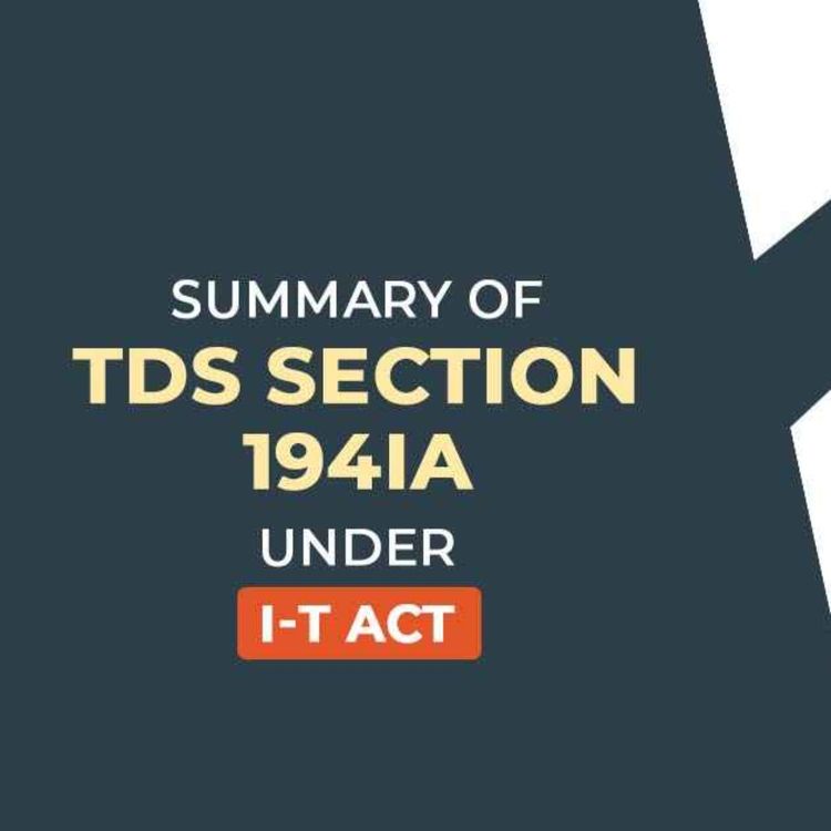 cover art for A Guide to TDS Section 194-IA of I-T Act on Property Sale