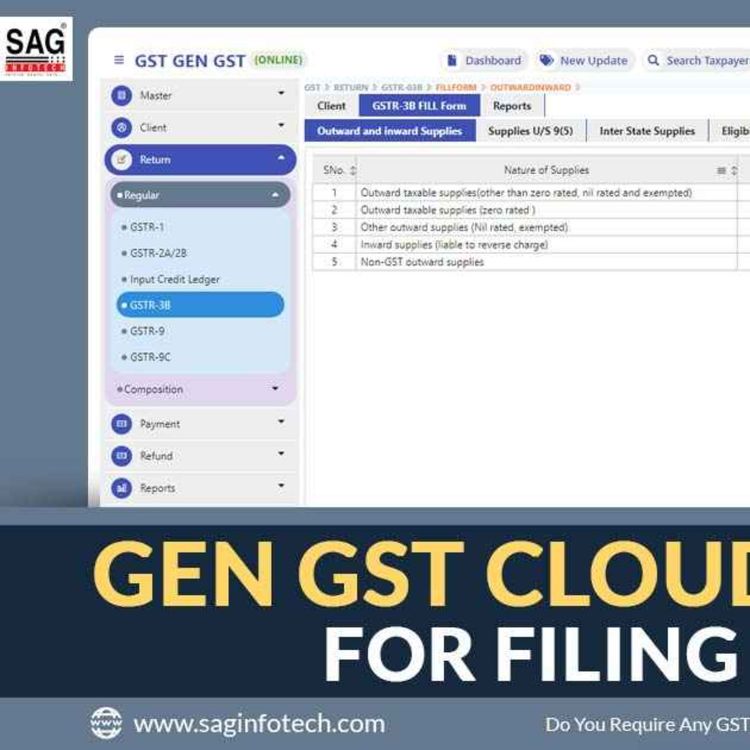 cover art for Why Gen GST Online Software is Ideal for Filing GSTR-3B?