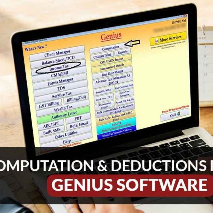 cover art for Guide to Using Genius Software for Computation & Deductions