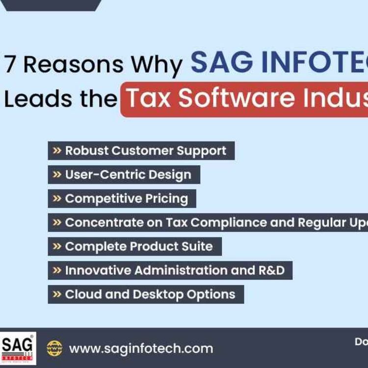 cover art for Major Reasons of SAG Infotech Leading Indian Tax Software