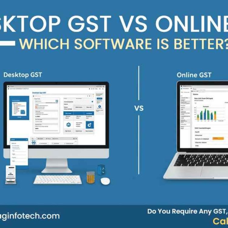 cover art for Which GST Software Is Better for Your Business: Online or Desktop?