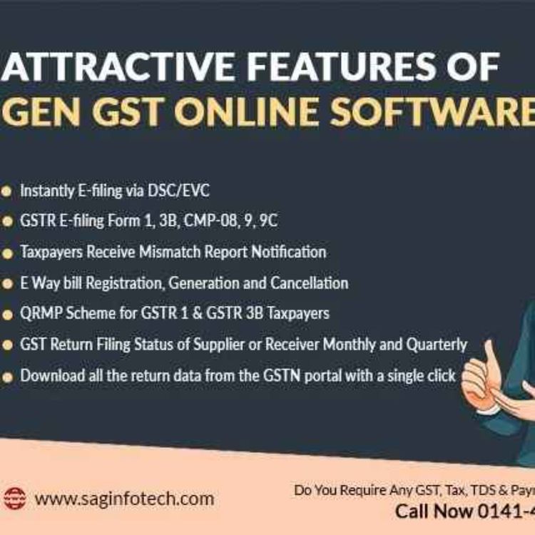 cover art for Gen GST Online: Your Cloud Solution for E-Filing, E-Invoicing & E-Way Bills